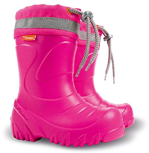Ultra Leichte Gummistiefel Lammfell Gefüttert Winterstiefel Winterschuhe Mammut (24/25, Rosa)