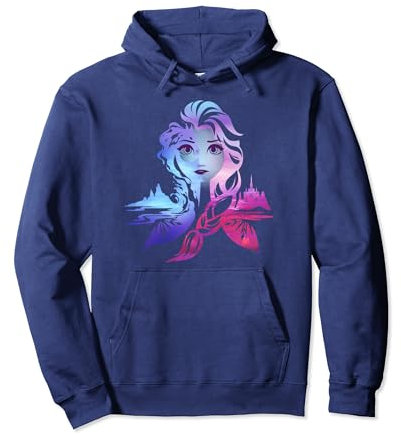 Disney Frozen 2 Elsa Split Design Pullover Hoodie