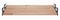 FIX&EASY Tastaturauszug mit Tastaturablage 600X400mm buche Holz massiv, Auszugschienen schwarz 400mm mit Einrastfunktion, Set Ablage und 27mm Auszug mit Verriegelung für Tastatur Maus Keyboard Laptop