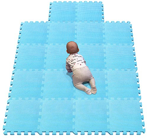 YIMINYUER® 18 Teilige (30cm×30cm×1cm Einzelstück), Puzzlematten Baby, Puzzlematte Spielmatte, Babys Puzzle Matten, Kinder Spielmatten R07G301018