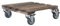 Werknorm Saar Pflanzroller Pflanzenroller Terrassenroller Outdoorroller Transportroller Balkonroller Blumenroller Kübelroller Holzroller Valenzia 40.1AT (Antik)