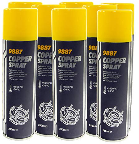 Kupfer Paste Spray Cooper Spray MANNOL 9887 8 X 250 ml