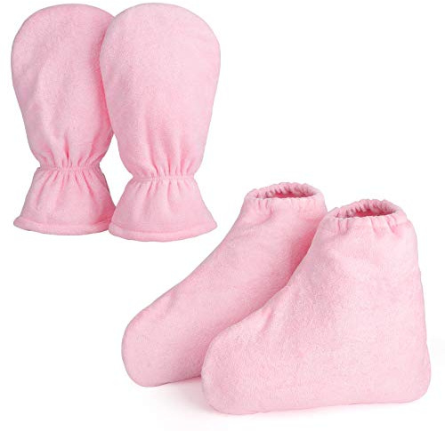 Paraffin wachshandschuhe für Hände und Füße, Segbeauty beheizte SPA Mitts Feet Paraffinliner, Handschuhe und Socken für die Heißwachs-Handtherapie Wärmebehandlung SPA Therabath
