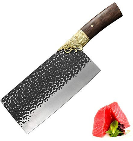 WYGC Cleaver Hackmesser Hackbeil Messer Cleaver Fleischerbeil Hand geschmiedet Sharp Hieb Knochen leicht zu tragen Bearing Stahl und Edelstahl Hackmesser