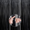PartyWoo, 3 Stück, Lametta Vorhang, Party Hintergrund, Foil Fringe Curtains, Partydeko für Deko Geburtstag Mann, Hochzeit, Abschluss, Ruhestand (Schwarz, 1x2m), Einfarbig, Black