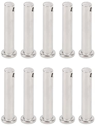 Tissting Perni a foro, M8X40mm Rotondi con Testa in Acciaio Inox, perno posizionamento foro singolo emblema freddo artigianato posizione rotonda hardware dell'albero for produzione di macchinari