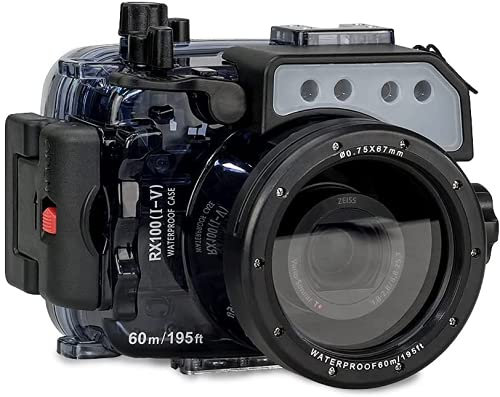 Seafrogs Underwater Camera Housing for Sony RX100 I II III IV V 195FT/60M Waterproof Camera Case for Diving Photography