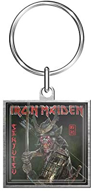 Iron Maiden Senjutsu Keyring Black