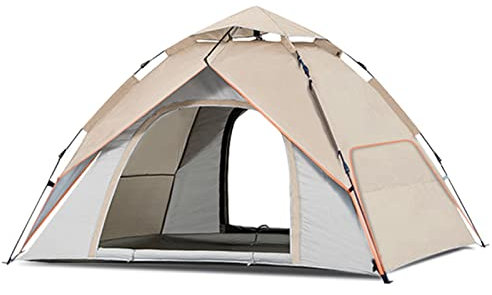 Camping Zelt Automatisches 2 Mann Personen Instant-Zelt Pop Up Kuppelzelt,Mit Abnehmbarer, Äußerer Zeltplane Wasserdicht Familien Wurfzelt,Für Trekking,Outdoor,Festival 2 people