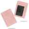 conisy Portefeuille Fin pour Femme, Porte-Cartes de crédit Mince en Cuir avec Poche Frontale Minimaliste avec Blocage RFID (Rose)