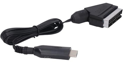 Cavo Adattatore da HD a SCART Convertitore di Interfaccia Multimediale Portatile 480i 576i con Cavo USB per CRT VHS Dvd