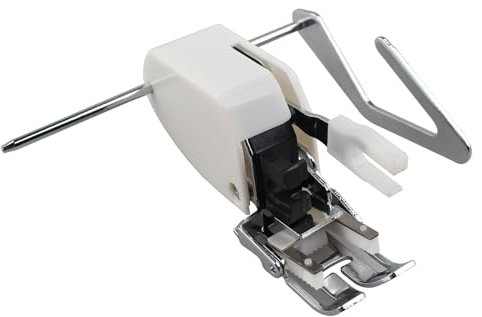 Jopto Prensatela de Doble Arrastre para Máquina de Coser con Guía 7mm de Largo Caña Baja Compatible con Singer Brother Janome Babylock Euro-Pro Kenmore New Home Elna