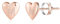 TINGN Geschenke für Mädchen, Buchstaben M Ohrringe Silber 925 Damen Gold Herz Ohrringe Mädchen Ohrstecker Ohrschmuck Silber Kinderschmuck Personalisierte Geschenk für Mädchen 5 6 7 8 9 Jahre