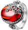 LEGENTLISUR Ringe Frauen Ringe Silber 925 Verstellbarer Ring Ovaler Edelsteinring Damenschmuck Geburtstag Jubiläumsgeschenk(Granat)