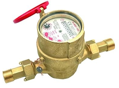 Warmwasserzähler trockenes Zifferblatt 1