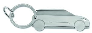 MINI Genuine Keyring Cooper Silver Stainless Steel Car Key Ring Accessory