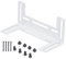 Computer Radiator Fan Holder, Chassis Cooling Fan Mounting Bracket, Computer Host Memory Stick Cooling Fan Mounting Bracket Support 8cm 9cm 12cm Fan. (White)