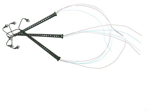 Modelleisenbahn Lichter Gittermast Licht TT Gauge LED Trafo Widerstand