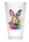Merchandise for Fans Trinkglas |Saftglas | Glas | Becher | matt | 450ml - Wildtier Wald Hase Kaninchen 102