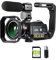 Videocamera digitale registratore, Videocamera 4K Camcorder Professional Vlogging Digital Vlogging Segreder, AC3. Vlog fotocamere filmadora con microfono 6 4 GB SD. Carta per riunioni di famiglia, par