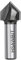 hsawbit Chamfer Router Cutter Bit, 1/2 Inch Shank, 25.4mm Dia. and 20.7mm Cut Height, 45 Degree V Groove Two Flute Tungsten Carbide Tipped