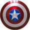 Captain America Schild Metall 55,9 cm Real Captain Cosplay für Erwachsene Heimdekoration Rot mit verstellbarem Rückengurt (rot)