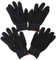 Fozriybefy 2 Paar Antistatik-Nylon Arbeitshandschuhe Nylon Handschuhe, Schwarz