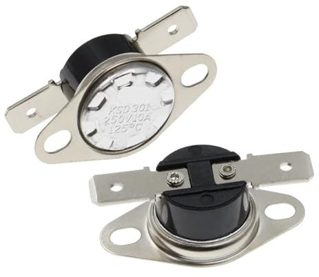 Schließer 10A250V 40-135 Grad KSD-301 Temperaturschalter Thermostat Sensor 50 60 65 70 75 80 90 100 30 Stücke(135 Degree)