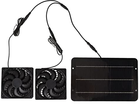 Solar angetriebener tragbares Lüfterkit 10W 12 V für Hühnermaterial Gewächshaus