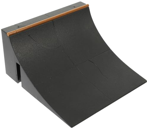 Mipcase Rampa Skate Miniatura para Dedos, Accesorio para Niño Niña para Skatepark Kit de juego de tabla de dedos creativo y coordinado escena de deslizamiento divertido