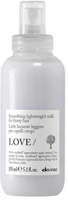 Davines Love Smoothing Lightweight Milk - Glättungsmilch - 150 ml | Für feines, krauses Haar, Hitzeschutz
