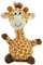 Kögler 75661 - Labertier Giraffe Fleckchen, ca. 24 cm groß, nachsprechendes Plüschtier mit Wiedergabefunktion, plappert alles witzig nach und bewegt sich, batteriebetrieben