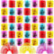 Mega-Pack 50 Treppenläufer – Verschiedene Gesichter, Farben, Spirale Spielzeug aus Kunststoff, Kleine Geschenke Adventskalender Kinder, Mitbringsel Kindergeburtstag, Geburtstag Mitgebsel Kinder