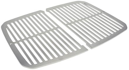 Edelstahl INOX Grillroste für Weber Pulse 2000 | spülmaschinenfest - Set aus 2 Hälften