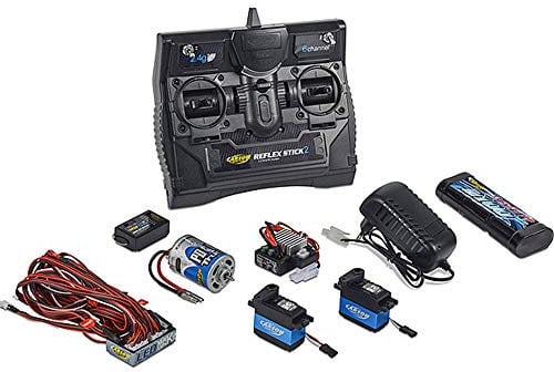 Carson 500501015 - Reflex Stick Truck-Set 2.4G 6 Kanal, Modellbau, Zubehör,2,4 GHz Fernsteuerung, Empfänger, inkl. Zubehör, Anleitung