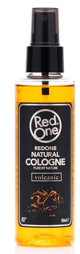 RedOne Aftershave Cologne Volcanic 150ml | Strong & Long-lasting Men’s Fragrance | Cooling Barber Spray | Premium After Shave Cologne | Soothing & Refreshing Effect | Barber Quality Grooming