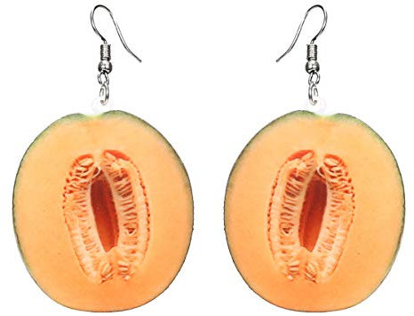 Holibanna 1paar Moderne Ohrhänger Melonengelb Kreative Langlebige Dangle-ohrringe Für Für Partys Alltag Und Besondere Anlässe