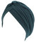 beauty YFJH Damen-Turban, Baumwolle, Kopfbedeckung, Kopfbedeckung, Haube, Haarausfall, Dunkelgrün, Einheitsgröße
