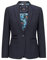 TruClothing.com Damen Tweed Blazer Marineblau Wolle Klassische Jagd Jacke Vintage 1920s - Marineblau 44