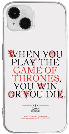 ERT GROUP mobile phone case for Iphone 14 original and officially Licensed Game of Thrones pattern 009 optimally adapted to the shape of the mobile phone, case made of TPU