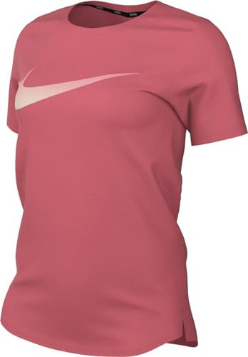 Nike Women's Shirt W NK One DF Swsh Hbr SS, Sea Coral, DX1025-894, XS