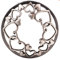 Purple River Kerzendeckel für Duftkerzen | Heart Silber | Burning Cap mit schönem Muster für deine Duftkerze im Glas | Kerzenaccessoires für stille Flamme | Kerzenabdeckung