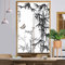 Surwin Japanese Noren Doorway Curtain Linen Nordic Artistic Style Door Curtain Window Treatment Tapestry for Kitchen Bistro Partition Shading Home Decorative (90x200cm,Black bamboo)
