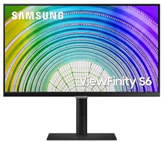 Samsung LS27A600NAUXXU 27 S60A QHD ViewFinity Monitor - 2560x1440, IPS, Displayport, HDMI, USB Hub, Height Adjust