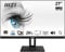 MSI PRO MP271APDE 23.8 Zoll Full HD Office Monitor - 1920 x 1080 IPS Panel, 100Hz, augenschonender Bildschirm, VESA montierbar, Display Kit Unterstützung, neigbar - HDMI 1.4, D-Sub