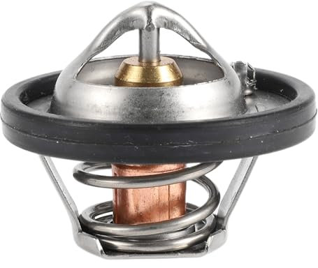 INFINAUTO Car Thermostat, Engine Coolant Thermostats No.96MM8575BD for Ford Focus C-Max 1.6 2003-2007 Metal Silver Tone, 1 Pcs