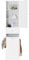Yaheetech Bathroom Tall Cabinet with Laundry Bin, Bathroom Storage Unit with 1 Drawer and 1 Laundry Hamper, White, 180cm Height