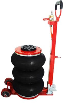 Pneumatischer Wagenheber, Triple Bag Air Jack, mit langem Einstellgriff,Wagenheberheber Air Jack,3-lagigen Airbags,für Auto Reparatur Reifenwechsel(5T)