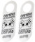 Lot de 2 panneaux de porte « Gaming In Progress Don't Disturb » pour chambres et appartements partagés