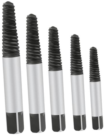 HOMOCONO 5stücke Teiliges Schraubenextraktor Beschädigte Schrauben Und Bolzen Für Heim Auto Und Mechanik Präzise Tragbar Und Einfach Zu Bedienen